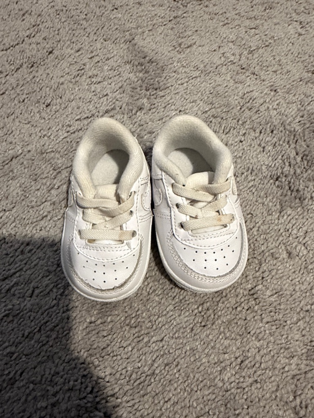 Nike White Toddler Sneakers - Classic Lace-Up Style